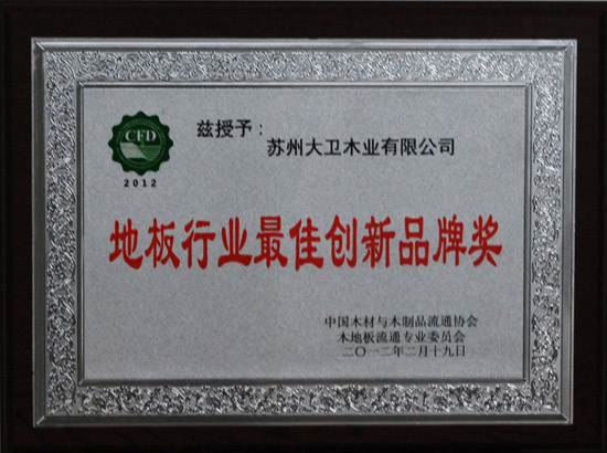 大衛榮獲“地板行業最佳創新品牌獎”.jpg